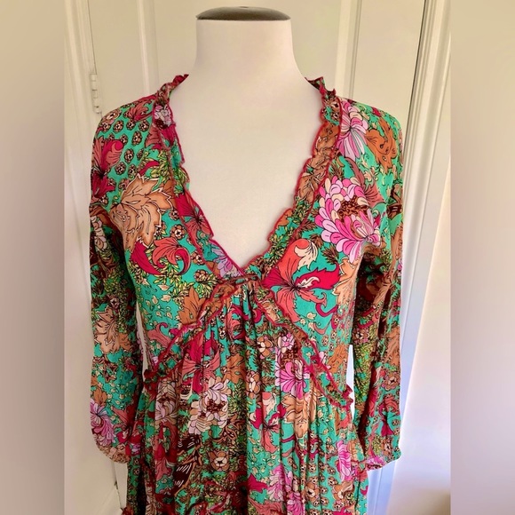 LOVE KYLA Monet Boho Floral Print Dress - Picture 2 of 11